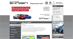 Desktop Screenshot of ehingen-autohaus.de