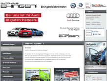 Tablet Screenshot of ehingen-autohaus.de